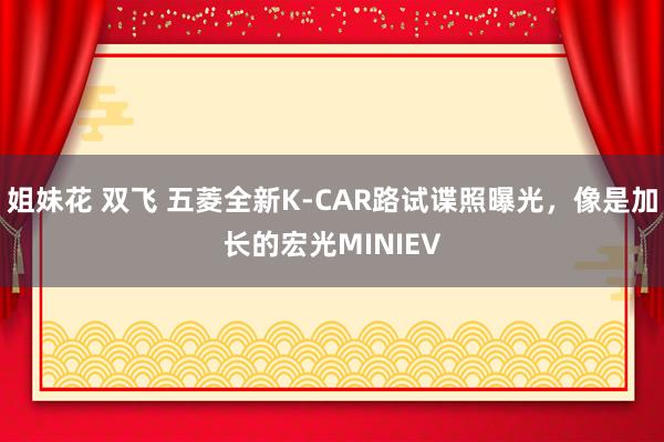 姐妹花 双飞 五菱全新K-CAR路试谍照曝光，像是加长的宏光MINIEV