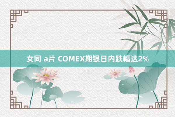 女同 a片 COMEX期银日内跌幅达2%