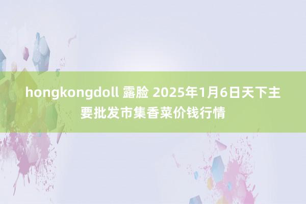 hongkongdoll 露脸 2025年1月6日天下主要批发市集香菜价钱行情